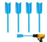 Garegce 4-Pack Mixing Paddle for Drill, Paint Mixer for Drill, Durable Plastic Drill Mixer Attachment, Paint and Resin Paddle Mixer