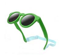 Garegce Baby Sunglasses with Adjustable Strap, Bendable for Newborn Infant Toddler Sunglasses, Polarized UV400 Protection and Durable Silicone Frame for Girls & Boys Age 0-36 Months