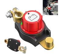Garegce Battery Isolator Switch 12V-48V, Battery Disconnect Switch Power Cut Off Kill Switches for Car, Truck, Motorcycle, Vehicle, RV, Yacht and Boat (Negative, On/Off)