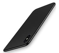 Garegce Case Compatible with iPhone XS Max, Ultra Slim Silicone Thin Case, Soft Flexible TPU Silky Matte, Anti Scratch Protective Cover Compatible with iPhone XS Max-6.5 inch - Matte Black