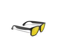 GAREGEAR C8 Smart Sunglasses - Wireless Bluetooth 5.0, HiFi-Stereo Music, Calling, Anti-Blue Light for Outdoor Sports (Yellow)