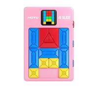 GAREGEAR MoYu AI Slide Magnetic Brain Teaser Puzzle Game, Fun Travel Toy for Kids, (Pink)