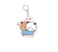 GAREGEAR Panda Bubu & Dudu Keychain - Kawaii Anime Cute Keychains (Style 9)