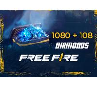 Garena Free Fire - 1080 + 108 Diamonds (PC) Garena Key - GLOBAL