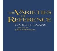 Gareth Evans The Varieties of Reference Paperback Book Gareth Evans Multicolor