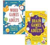 Gareth Moore Collection 2 Books Set (Word Games for Adults & Brain Games for Adults)