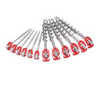 GarfatolRv Ground Anchors Non-Rust Cast Aluminum Tent Stakes Heavy Duty Metal Tent Stakes Pegs Ideal for Securing Animals, Tents, Canopies, Sheds, Car Ports, Swing Sets Outdoors