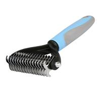 Garfeel Daddy Pet Grooming Rake - Double-Sided Deshedding Dematting Tool, Undercoat Rake for Dogs & Cats, Extra-Wide Dog Grooming Brush & Deshedder Comb for Long Hair, Reduces Shedding 95%