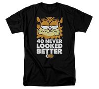 Garfield 40 Looks Unisex T Shirt, Black, X-Large
