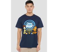 Garfield And Odie Shine Bright For Hanukkah T Shirt, Navy Garfield Navy 5XL