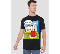 Garfield Bean Me T-Shirt, Black | Size: Medium Garfield Black M