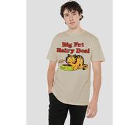 Garfield Big Fat Hairy Deal T-Shirt, Sand in Yellow | Size: 2XL Garfield Yellow 2XL