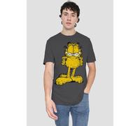 Garfield Big Ol Cat T-Shirt, Charcoal in Grey | Size: Medium Garfield Grey M