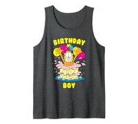 Garfield Birthday Boy Cake Tank Top