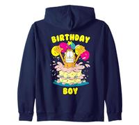 Garfield Birthday Boy Cake Zip Hoodie