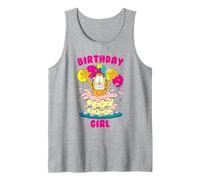 Garfield Birthday Girl Cake Tank Top