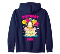 Garfield Birthday Girl Cake Zip Hoodie