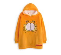 Garfield Blanket Hoodie | Orange | Official Merch | Size: 6-8 Years Garfield Orange 6-8 Years