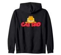 Garfield Cat Dad Father's Day Zip Hoodie