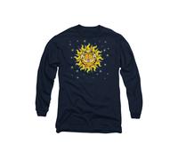 Garfield Celestial Long Sleeve T-Shirt, Navy | Size: Medium Garfield Navy M