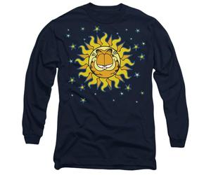 Garfield Celestial Unisex Long Sleeve T Shirt, Navy, Small