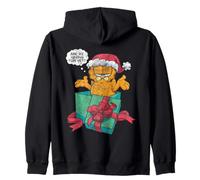 Garfield Christmas Grumpy Are We Having Fun Yet Zip Hoodie