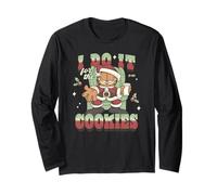 Garfield Christmas I Do It for The Cookies Holidays Portrait Long Sleeve T-Shirt