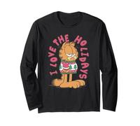 Garfield Christmas I Love The Holidays Big Chest Portrait Long Sleeve T-Shirt