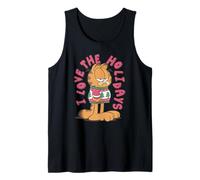 Garfield Christmas I Love The Holidays Big Chest Portrait Tank Top