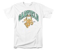 Garfield Collegiate Track and Field Unisex T Shirt, White, X-Large