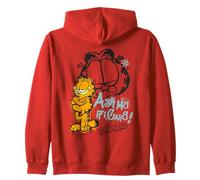Garfield Comic Retro Ask Me If I Care Artwork Style Gifts Zip Hoodie