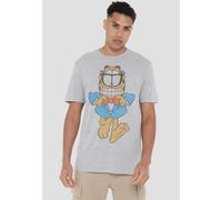 Garfield Dapper Cat Unisex T Shirt, Athletic Heather Garfield Light Grey 5XL