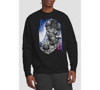 Garfield Dj Lazy Sweatshirt, Black | Size: Large Garfield Black L