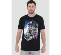 Garfield Dj Lazy T Shirt, Black Garfield Black 4XL