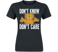 Garfield Don't Know - Don't Care T-Shirt black S