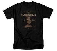Garfield Est 1978 Unisex T Shirt, Black, Large