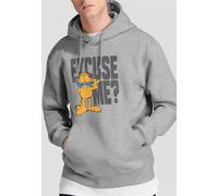 Garfield Excuse Me? Hoddie, Athletic Heather in Grey | Size: Small Garfield Grey S