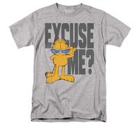 Garfield Excuse Me Unisex T Shirt, Athletic Heather, XXX-Large