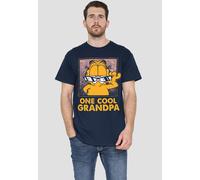 Garfield Father'S Day One Cool Grandpa T-Shirt, Navy | Size: 3XL Garfield Navy 3XL