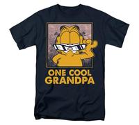 Garfield Father's Day One Cool Grandpa Unisex T Shirt, Navy, 3XL