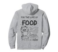 Garfield For The Love Of Food Lasagna Pie Retro Vibes Gifts Pullover Hoodie