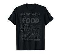 Garfield for The Love of Food Lasagna Pie Retro Vibes Gifts T-Shirt