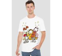 Garfield Friends Are Best T-Shirt, White | Size: Medium Garfield White M