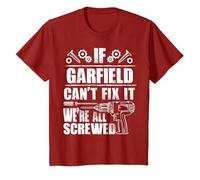 GARFIELD Gift Name Fix It Funny Birthday Personalized Dad T-Shirt