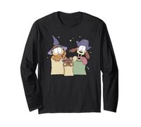Garfield Halloween Friends Ready For Trick Or Treat Retro Long Sleeve T-Shirt