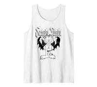 Garfield Halloween Fright Night Retro Vampire Garfield Tank Top