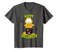 Garfield Halloween Zombie Fun Friends Trick Treat Cartoon T-Shirt