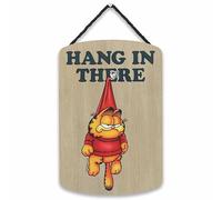 Garfield Hang In There Hanging Wood Wall Decor