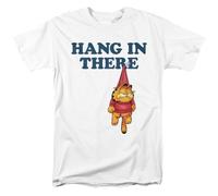 Garfield Hang in There Unisex T Shirt, White, 3XL