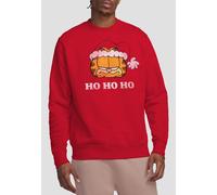 Garfield Ho Ho Ho Sweatshirt, Red | Size: Large Garfield Red L
